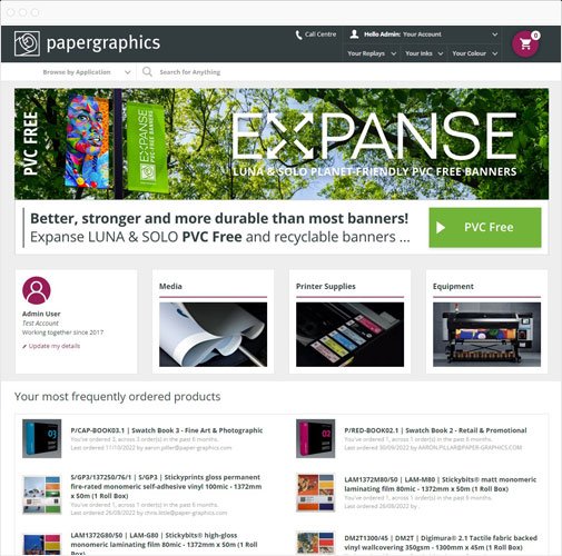 Papergraphics website