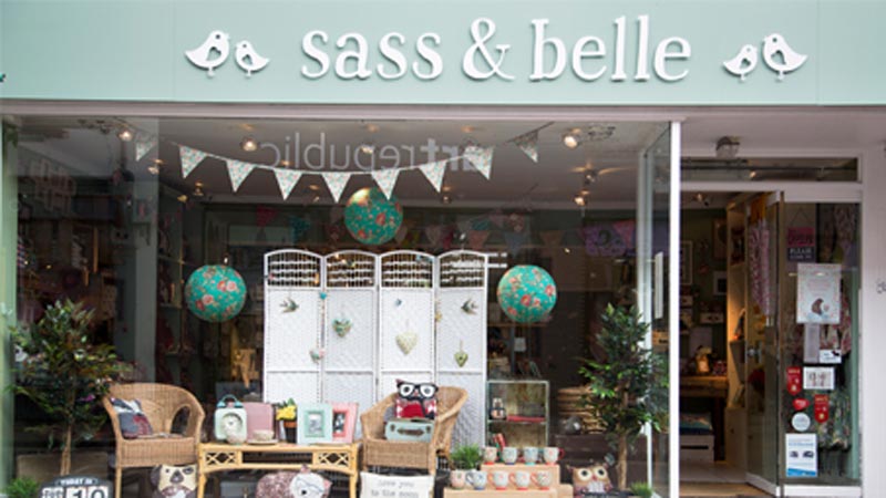 Sass & Belle storefront