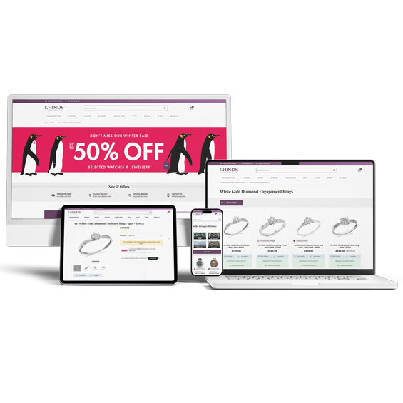 F.Hinds ecommerce site