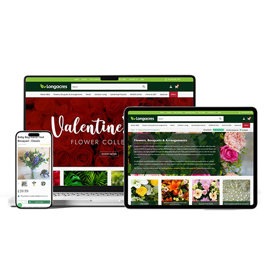 Longacres ecommerce site