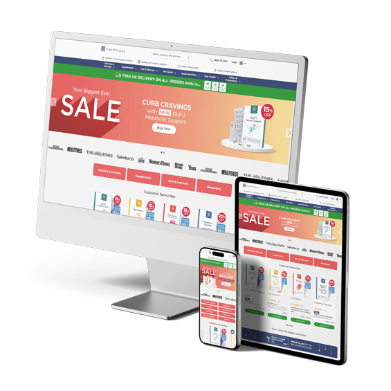 Healthspan ecommerce site