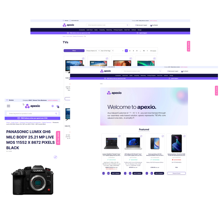 Apexio B2B ordering portal