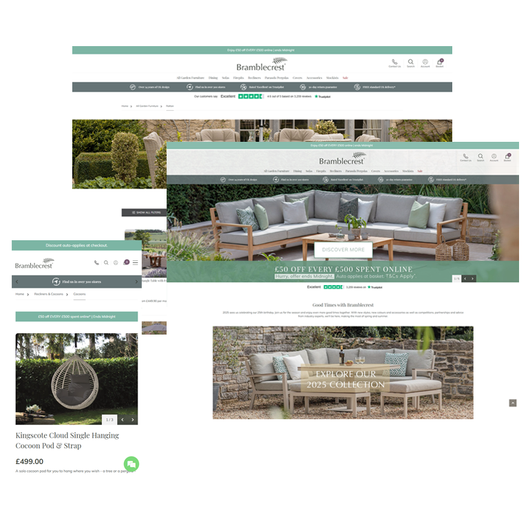 Bramblecrest ecommerce site