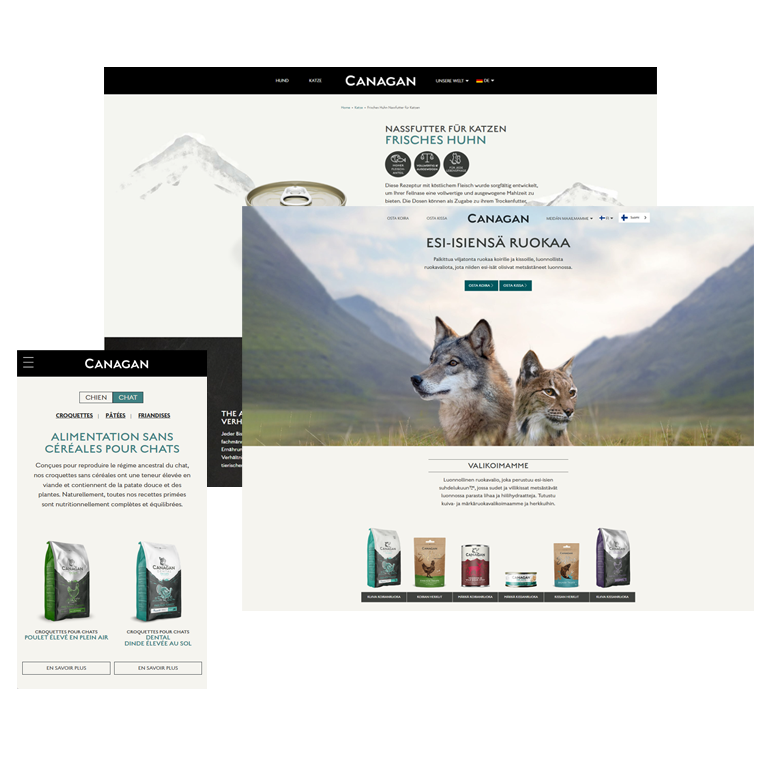 Canagan international websites