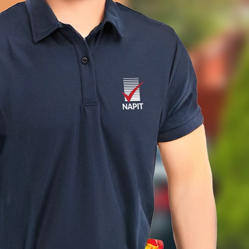 Napit worker in uniform