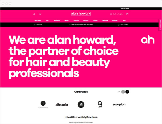 Alan Howard homepage