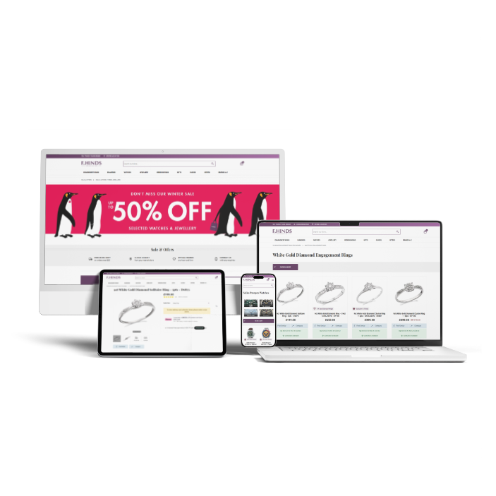 F.Hinds ecommerce site