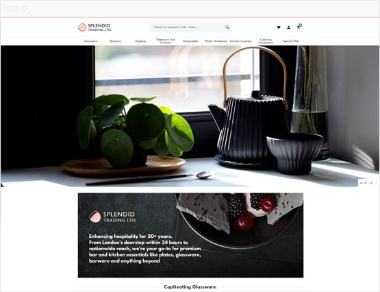 Splendid Trading homepage