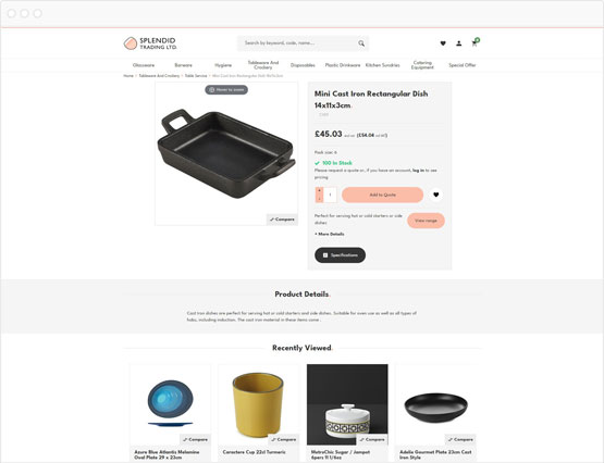 Splendid Trading product page