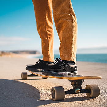 Person on skateboard
