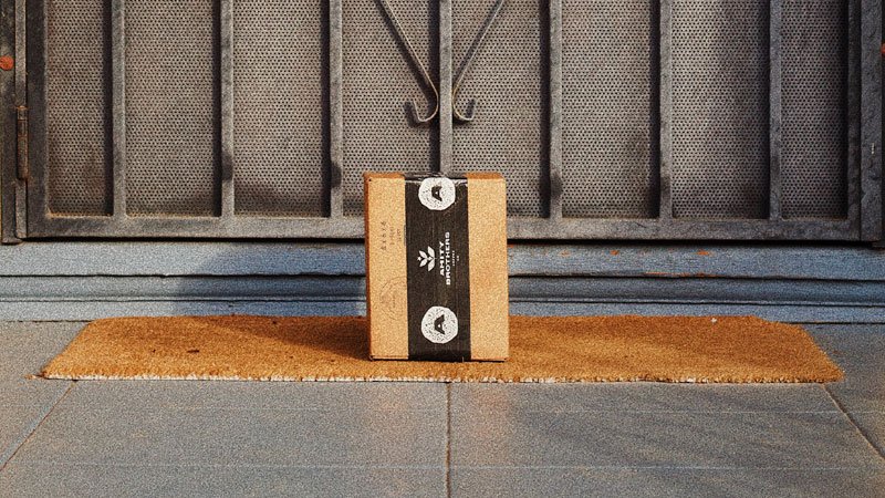 box on doorstep