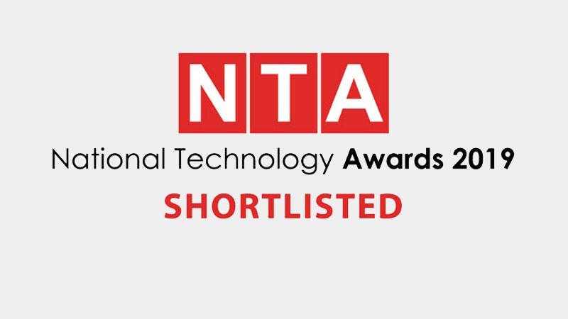 National Technology Awards 2019 Shortlisted logo