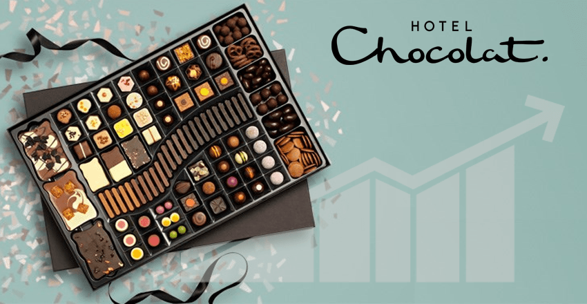 box of Hotel Chocolat chocolates