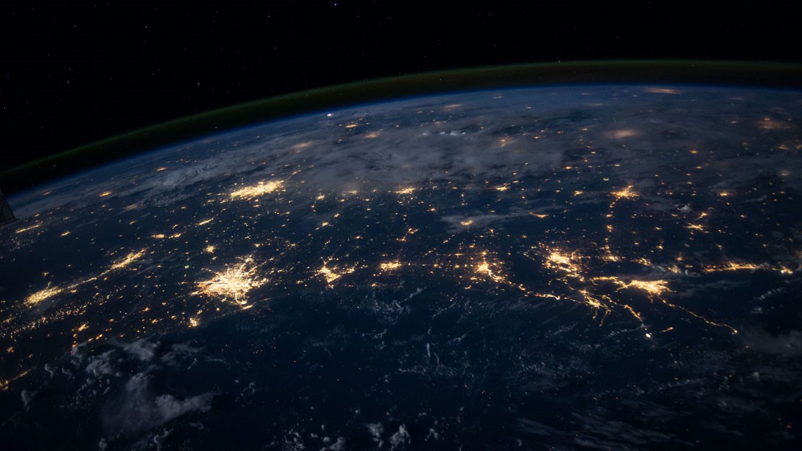 Picture of earth taken from space
