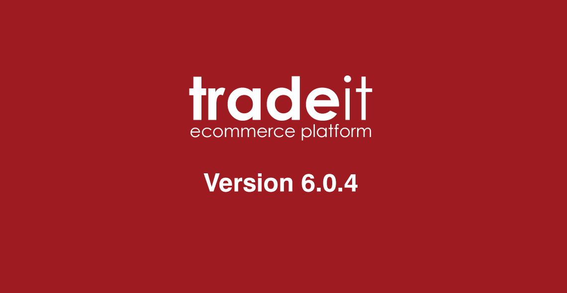 The tradeit ecommerce platform version 6.0.4 logo