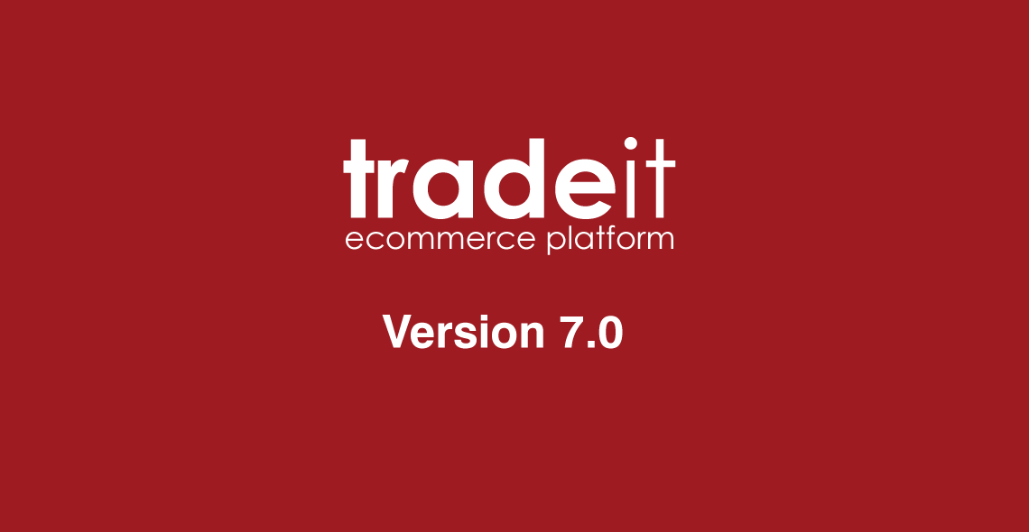 The tradeit ecommerce platform version 7.0 logo