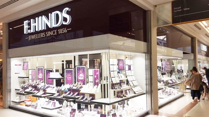 Outside of F.Hinds store