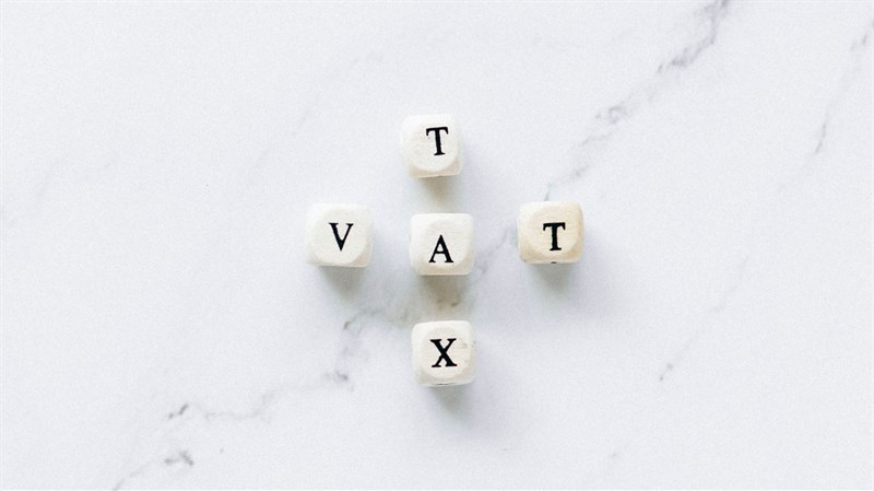 VAT and TAX spelt out with Boggle dice