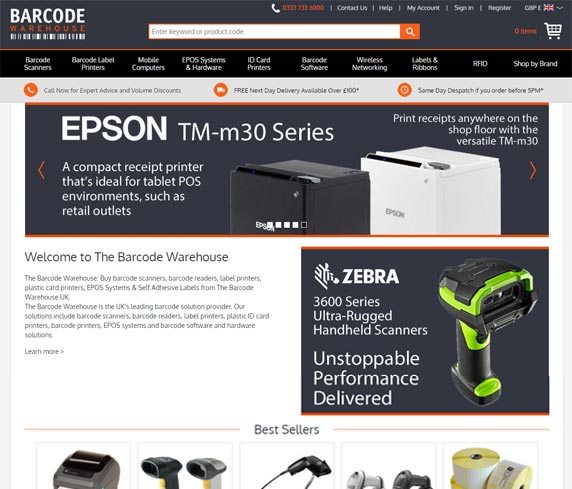 Barcode Warehouse ecommerce case study
