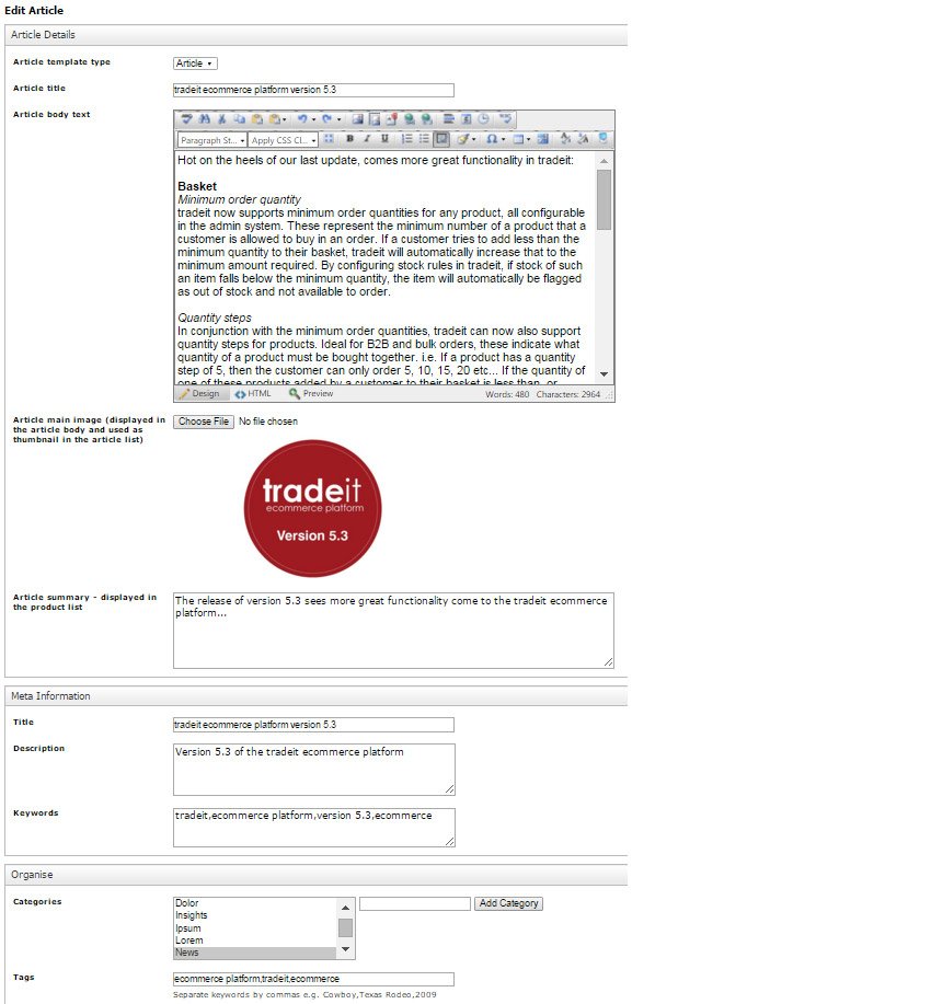 blog component