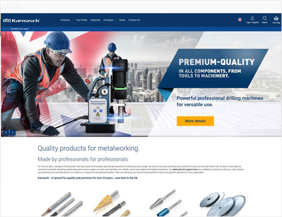 Karnasch Professional Tools website