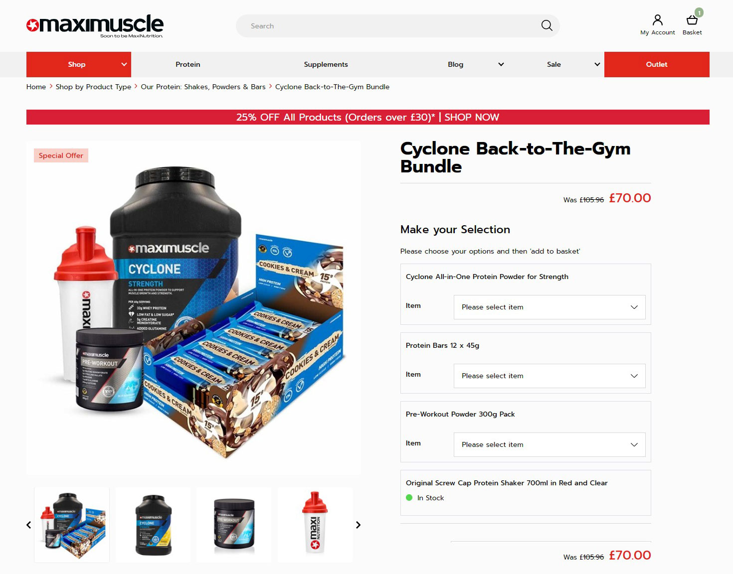 Maximuscle product bundles