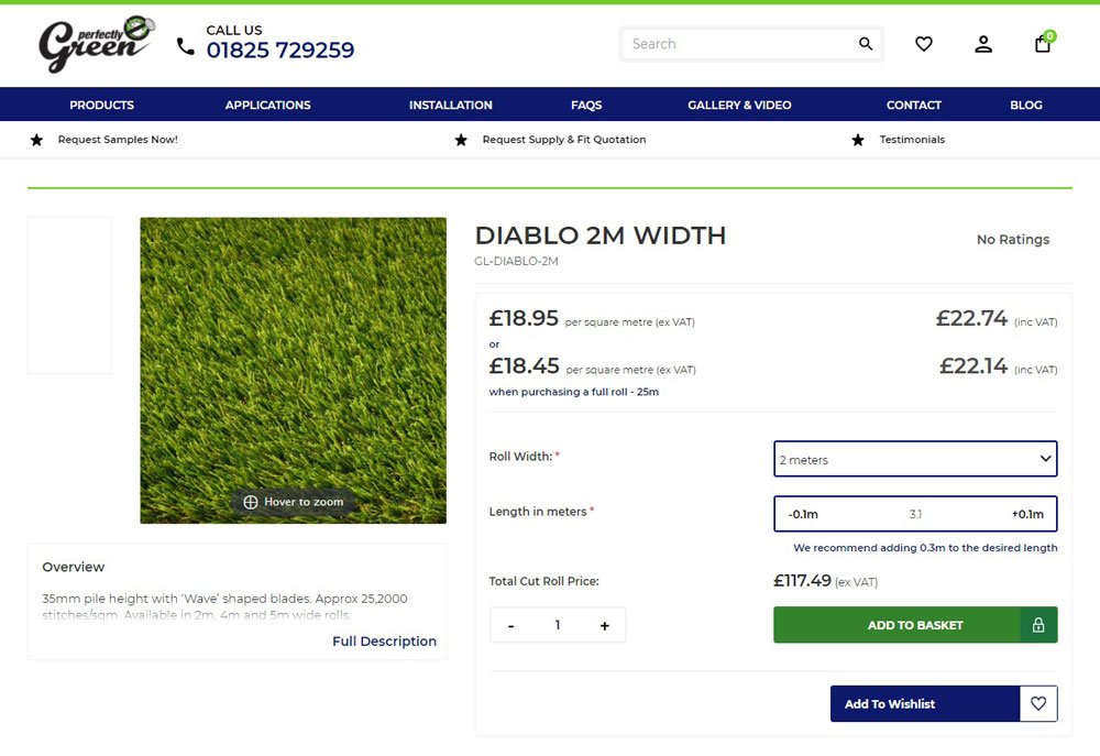 Perfectly Green customised products
