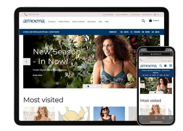 Amoena ecommerce case study