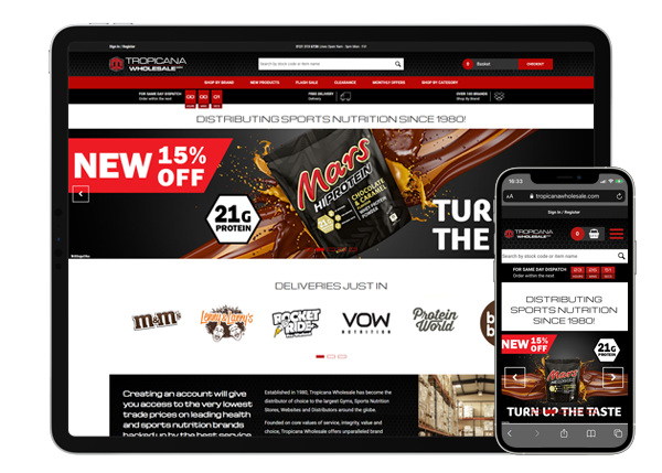Tropicana Wholesale ecommerce case study