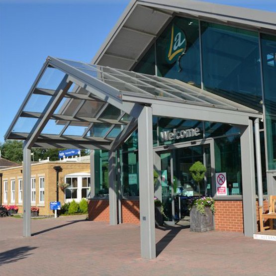 Front of Longacres garden centre 