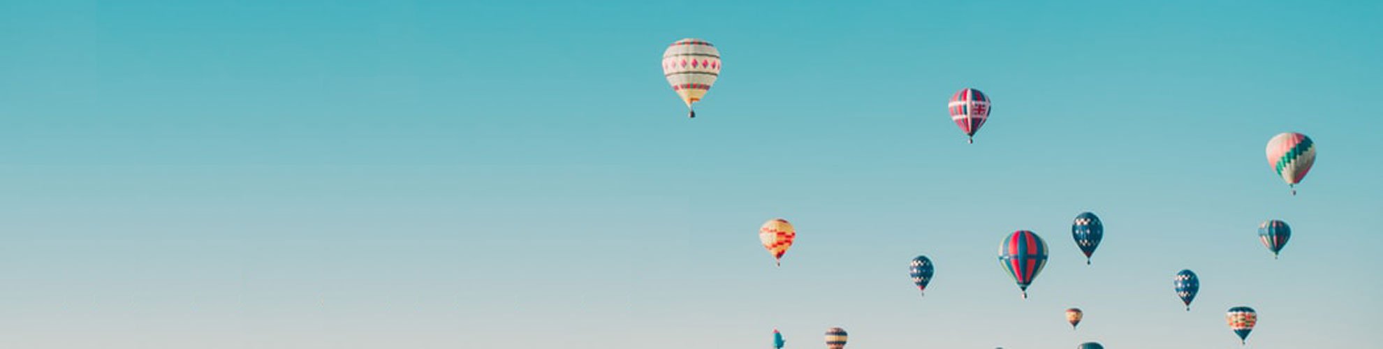 hot air balloons in the sky