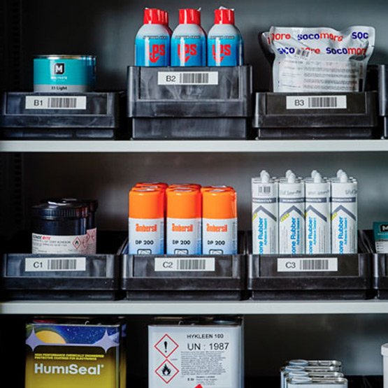 Silmid products in cupboard